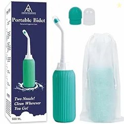ARLICORPING 500ML Plastic Retractable Handheld Bidet Portable of Antis