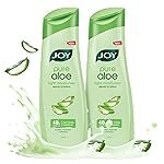 Joy Pure Aloe Light Moisturising Body Lotion 300ml x 2 | 48 Hour Moisture | Soothes, Hydrates & Freshens | Ideal for Summers | For All Skin Types | Lightweight, Non Sticky & Non Greasy