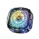 Ant ICE20 Magnetic Cell Phone Cooler, RGB Phone Cooling Fan Portable Lightweight Mobile Phone Cooling, Phone Radiator with Temperature Display Magnetic Attraction Plate for Live_Black