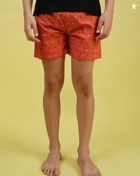 V-MART Men Printed Regular Fit Knit Shorts