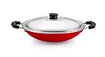 Nirlon Non-Stick Aluminium Appachatti with Stainless Steel lid