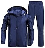 Mens Fashiera Waterproof Reversible Raincoat for Men