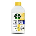 Dettol 5 in 1 Washing Machine Cleaner & Descaling Liquid for top load and front load| Lemon 250ml | Removes Limescale, Dirt and Bad odour | Kills 99.9%* Bacteria