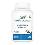 Steadfast Nutrition Multivitamin Multi Minerals Vitamins Omega-3 Fatty Acids Immunity Booster (60 Tablets)