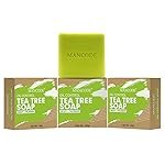 MAN CODE Tea Tree Soap Anti Bacterial – 125g | Pure Natural Ayurvedic | Premium & Luxurious Soap With Essential Oils | Exotic Herbs & Aroma | Green Color Pack Of 3