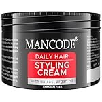 Mancode Hair Styling Cream For Men – 100 gr | For Daily Use Style & Nourishment | Non-sticky, Non-oily | Paraben & Sulphate FREE | Itch Free Daily Hair Cream | UV Protect & Care | Soft & Manageable Hair