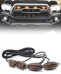FABTEC Universal 4 X 4 Daytime Running Light Led Car Grill Raptor Styl
