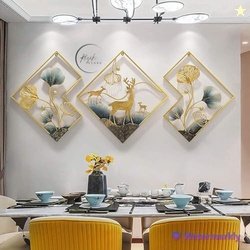 RIZIK STORE Metal wall art Abstract Figures Wall Sculpture for Home De