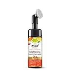 WOW Skin Science Brightening Vitamin C & Niacinamide Foaming Face Wash | For Brighter Glow | Built-in Brush for Deep Cleansing | Brightens & Evens Out Skin Tone | Face Wash for Women & Men | 150ml