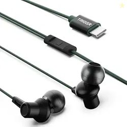 TRIGGR Zing Type-C Wired Earphones with 13mm Driver, in-line Controls,