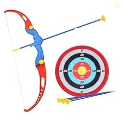FIRM2HOME Wooden Toy Crossbow Handmade Bow and Arrow for Kids Archery