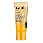 LAKMÃ Sun Expert SPF 50 PA+++ Gel Sunscreen, Niacinamide | Water Light|For Oily & Combination Skin| Non-sticky | For All Skin Types, For UVA/B Protection,No White Cast 100g
