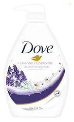 Dove Lavender & Chamomile Go Fresh Body Wash with Relaxing Floral Scen