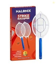 Halonix Bug Zapper Anti-Mosquito Racquet, Insect Killer Bat with Recha