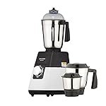 Sharp 500W Mixer Grinder hybrid Copper Motor, SS-304 Grade Stainless steel blade, Auto Cutoff, food grade ring, Variable speed Settings, 2 Yrs on Product & 5 Yrs warranty on Motor,20000 RPM Motor