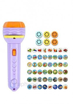 Graphene Bedtime Fun Kids Slide Projector Torch, Premium ABS Materials