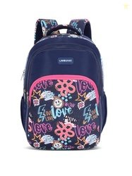 Lavie Sport Love 35L Navy Backpack | Fits Upto 15 Inch Laptop | Organi