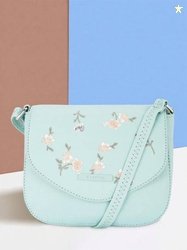 Caprese Women Blue Sling Bag - Mini