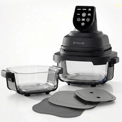 Kilig Iris Plus Airfryer | Dual Toxin-Free Glass Containers (4L + 1.5L