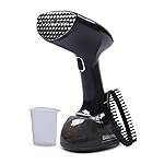 Balzano Garment Steamer 1700W for Clothes | Portable Handheld Steamer Iron | 360ml Tank, 30s Heat-Up, 28g Continuous Steam | Horizontal/Vertical Use | Easy Refill, Fabric Brush (Black)