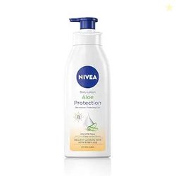 NIVEA Aloe Protection Body Lotion 400 ml | UVA UVB filters | 72H Moist