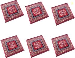 Anokhi Velvet Prayer Mat (Maroon, Pack of 6, Free)