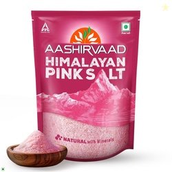 Aashirvaad Himalayan Pink Salt, 100% Natural Rock Salt Sourced from th