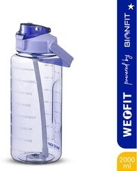 WErFIT 64OZ Water Bottle with Straw, BPA-Free & Leak-Proof, Time ...mo