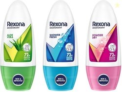 Rexona Aloe Vera, Shower Fresh, Powder Dry Underarm Roll On Deodo...mo
