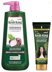 Kesh King Ayurvedic Onion Shampoo 600ml & Kesh King Scalp and Hair Med