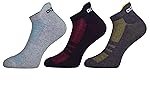 Adidas Unisex Low Cut Cotton Blend Socks (Pack Of 3) (AD-0632 Lt Grey Mel/Black/Anthra Mel_Multicolor)- 3 Pairs (6N)