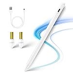 iPad Pencil, Palm Rejection and Pixel Precise Stylus Pen for iPad 6th-11th Generation, Air 3/4/5/M2/M3, Pro 11/13/M4/M5, Mini 5/6, Alternative Apple Pencil, White