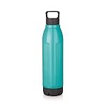 Attro Sky Turbo 800 Super PU Insulated Hot & Cold Water Bottle, Portable & Leak-Proof Cap, Easy to Cary Use for Travel, Office, School & Gym, 670ml – Sky Blue