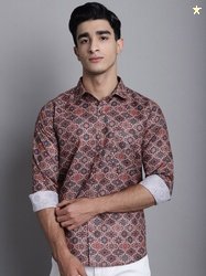 Armaan Ethnic Classic Ethnic Motifs Printed Cotton Casual Shirt