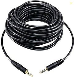 EKAAZ AUX Cable 5 m AUX 5 meter (Compatible with Mobile, Black, O...mo