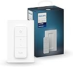 Philips Hue Smart Wireless Dimmer Switch V2 (Installation-Free, Exclusive Philips Hue Lights) for Indoor Home Lighting, Livingroom, Bedroom