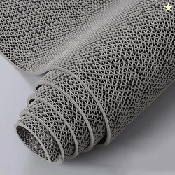 LIYALI Rubber Door Mat (Grey, Extra Large)