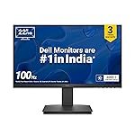 Dell SE2225HM 21.5″/54.6cm FHD, 100Hz Refresh, VA Panel, 5ms Response, Tilt Adjust, 3000:1 Contrast, 250 cd/m2, Ports: HDMI, DP 1.2, VGA, TÃV Rheinland 3-Star Eye Comfort, Ultra-Thin bezels Monitor