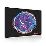 Ambrane Mouse Pad 7.5 x 9 inches for Gaming Mouse Pad, Compatible with Laser and Optical Mice, Non-Slip Rubber Base with Waterproof Surface, Easy to Clean, Quick-Dry