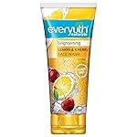 Everyuth Naturals Brightening Lemon & Cherry Face Wash|Deep Cleansing, Oil Control & Tan Reduction|Simple Face Wash|Removes Dirt & Oil|100% Soapfree| For All Skin Types|Paraben Free – 150 g