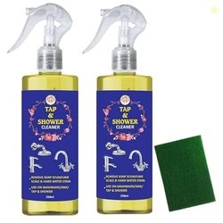True Heaven Tap and Shower Cleaner, 250ml, 2-Pack with Scrubber, Remov
