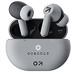 GOBOULT K40 True Wireless in Ear Earbuds with 48H Playtime, Clear Calling 4 Mics, 45ms Low Latency Gaming, 13mm Bass Drivers, Type-C Fast Charging, Bluetooth 5.3 Ear Buds (Ivory White)