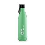 Cello Puro Steel-X Neo 900 Inner Steel Insulated Water Bottle 720ml, Green | ISI Certified | PU Insulated | BPA Free, Leakproof | Insulated Cold Water Bottle for Office, School, Cycling, Gym & Travel