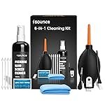 Sounce Professional 8-in-1 Cleaning Kit for Laptop, Tablet, Smartphone, Camera, Earbuds â Includes 100ml Cleaning Solution, Air Blower, Cotton Swabs, Suede Plush, Microfiber Cloth