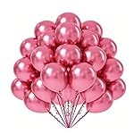 Wanna Party Chrome Balloons (9 Inch, Pink, 50 Piece)
