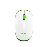 acer Flow Wireless Mouse | 1600 DPI Optical Sensor | 2.4GHz Wireless with USB Nano Receiver | Ergonomic Lightweight Design | Smooth Tracking for Laptop, PC & Mac â White/Green