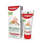 Colgate Toothpaste For Kids Cavity Protection (0-2 Years), Natural Fruit Flavour Tooth Paste, Sls & Fluoride Free – 70G Tube