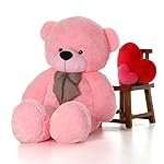 Niku Skin Friendly Ultra Soft 3 Feet Teddy Bear for Kids, Lovable Huggable Cute Soft Giant Teddy Bear for Girlfriends/Wife/Kids/Husband – (Pink, 85 cm)