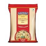 Daawat Gobindo Bhog Rice 1 kg | Premium Short Grain Rice | 100% Authentic Regional Delight | Aromatic & Naturally Sweet | Ideal for Bengali Dishes
