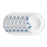 Larah by BOROSIL Twilight 6 Pcs Opalware Plate Set (Dia – 10 inch), White